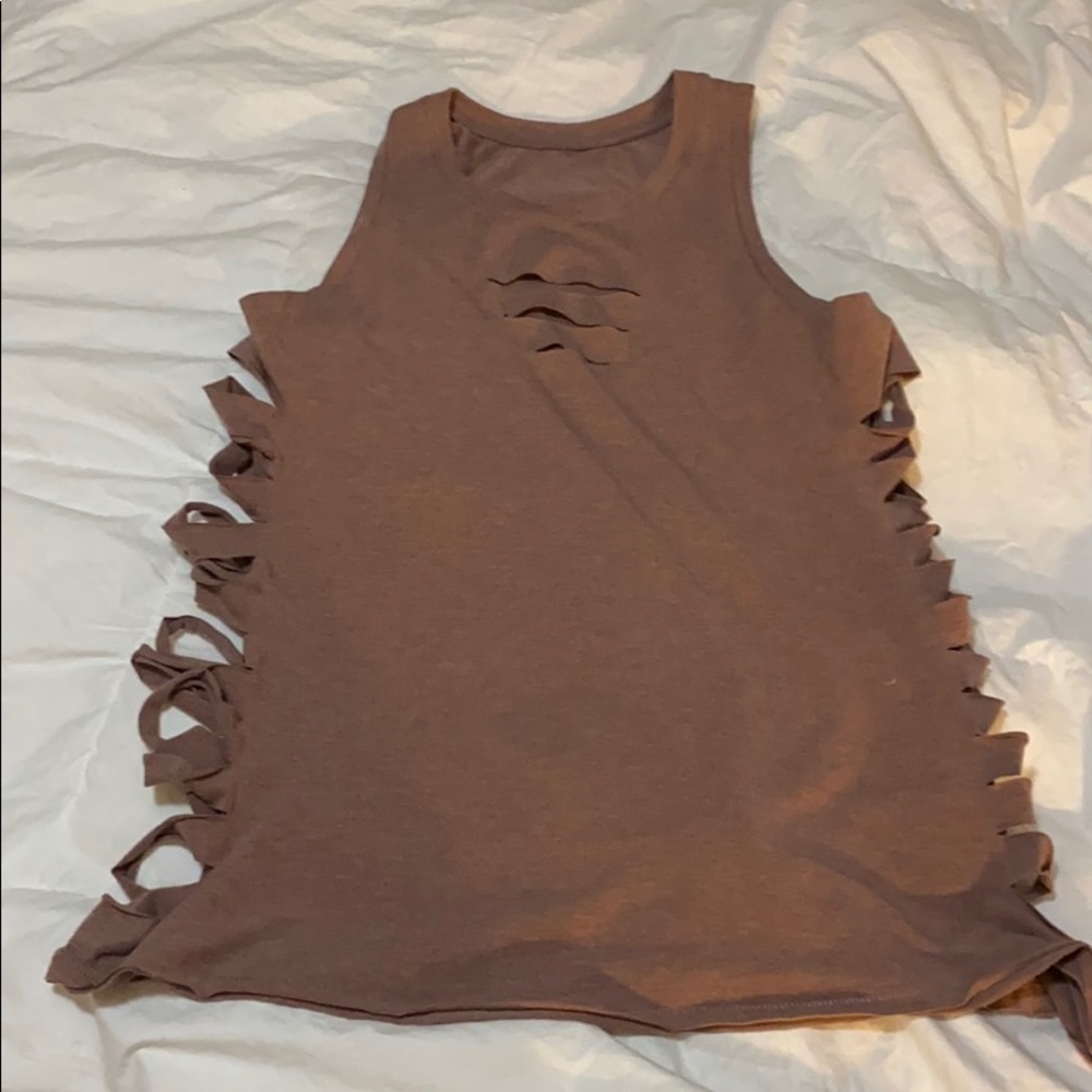 Alo Yoga Pink Cut It Out Top M Medium like new